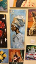 Şəkillər, tablolar: El ishidir. Ketan uzerinde yagli boya texnikasi ile ishlenib — 5