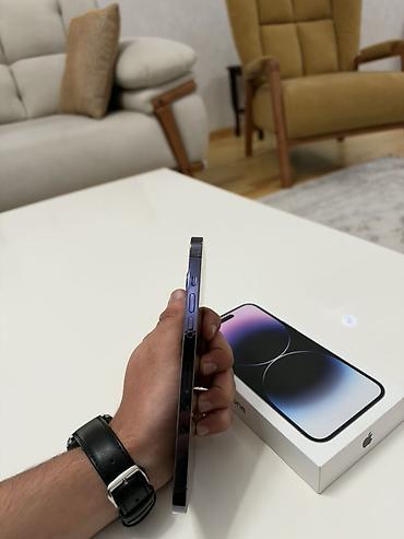 14 pro maxs: IPhone 14 Pro Max, 256 GB, Deep Purple, Face ID, Simsiz şarj — 7