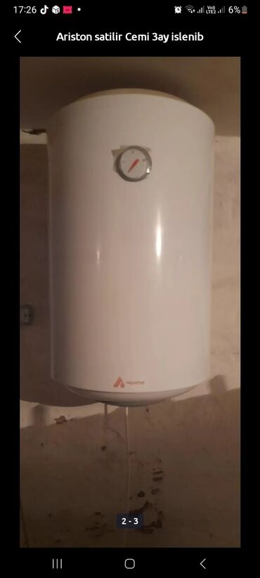 ariston sumqayit: Ariston 100 l, Yeni, Kredit yoxdur, Ünvandan götürmə