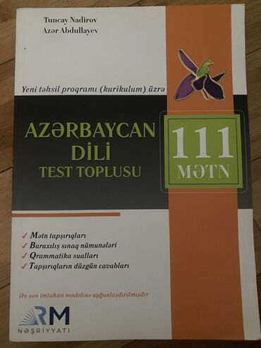 Azərbaycan dili: Məhsul: Azərbaycan dili – 111 mətn kitabı Çox az yerdə karandaş