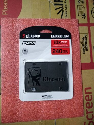 Жесткие диски, переносные винчестеры: Накопитель, Новый, Kingston, 256 ГБ, 2.5"