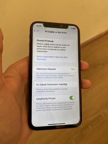 telefon 2. el satış: IPhone X, 64 GB, Jet Black