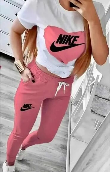 Gornji i donji deo: Nike, Sa ilustracijom, bоја - Bordo — 9