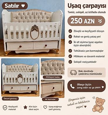 bewik: Uşaq çarpayısı - Zövqlü və keyfiyyətli dizayn - Rahat və geniş yataq — 1