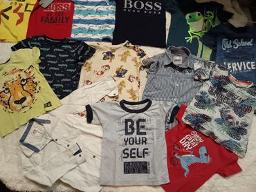 Kompleti: Hugo Boss, Komplet: Majica, Košulja, Šorts, 104-110 — 3