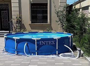 islenmis hovuzlar: İşlənmiş Karkas hovuzu Intex, 3.1 - 4 m, ≥ 5001 l — 1