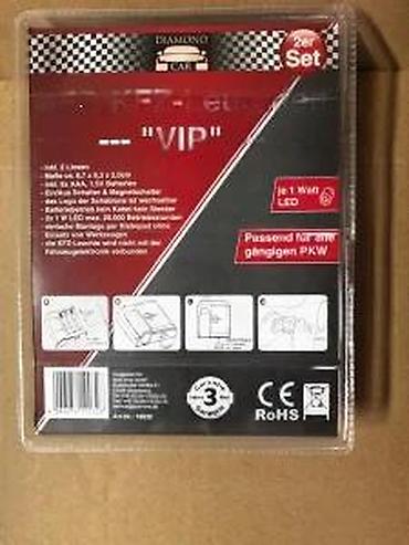 Ostala auto elektronika: LED projektor za vrata automobila “VIP” – set od 2 - Brend: goodlight — 12
