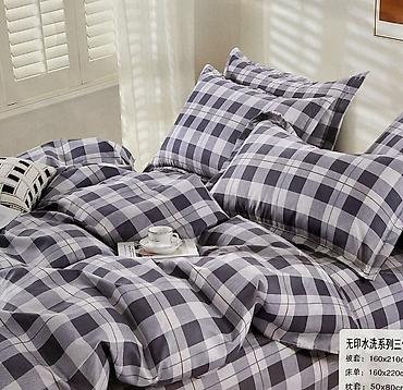 Комплекты постельного белья: Постельное бельё в клетку, комплект 3 предмета. Перед новогодный — 1