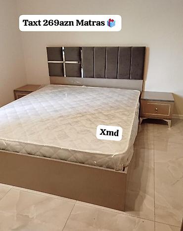 matras taxt ucun: Taxt dəsti – 269 azn. Matras hədiyyə. - Müasir dizaynlı taxt: yumşaq — 1