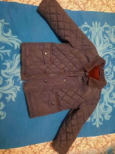 утепленная детская куртка: Детская куртка Mothercare 24-36 месяцев синего цвета для мальчика