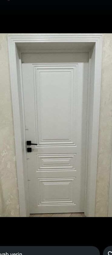 Otaq qapıları: Yeni Otaq qapısı 90x205 sm Çərçivə ilə, Zəmanətli, Ödənişli quraşdırma, Ödənişli çatdırılma, Rayonlara çatdırılma — 15