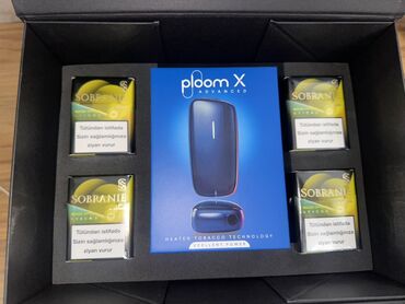 Qəlyan, vayp və aksesuarları: Ploom X Advanced heated tobacco texnologiyalı cihaz dəstı. Dəstın