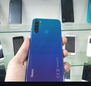 поко х7: Redmi, Redmi Note 8, Б/у, 128 ГБ, цвет - Синий