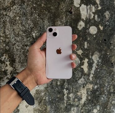 Apple iPhone: IPhone 13, 128 GB, Ağ, Zəmanət, Face ID, Sənədlərlə