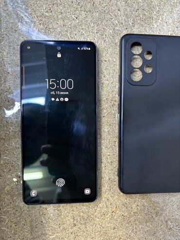 ми стик: Samsung Galaxy A53, Б/у, 128 ГБ, цвет - Черный, 2 SIM
