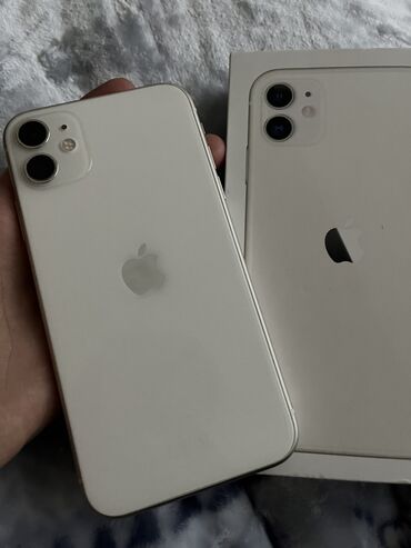 Apple iPhone: IPhone 11, 64 GB, Ağ, Barmaq izi, Face ID