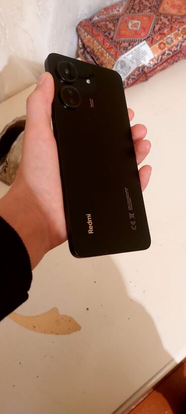 irşad telecom xiaomi note 10: Xiaomi Redmi 13C, 128 GB, rəng - Qara, 
 Sensor, Barmaq izi, İki sim kartlı