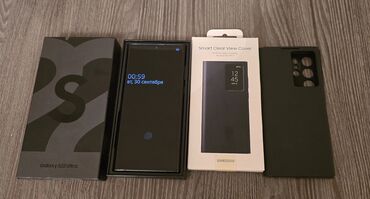 запчасти на микроволновку самсунг: Samsung Galaxy S22 Ultra, түсү - Кара, 2 SIM