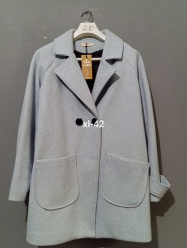 Cinslər: Palto, XL, rəng - Boz