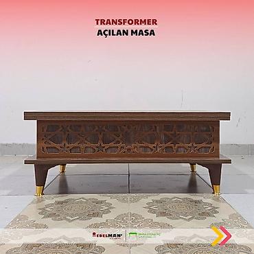 Masalar: Jurnal masası, Yeni, Transformer, Laminat, Dördbucaq masa — 4
