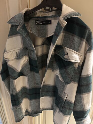 золотые комплекты с бриллиантами в баку: Пиджак, В клетку, Zara, XS (EU 34)