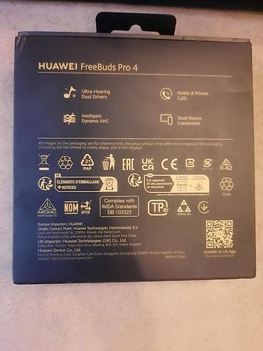 freebuds 4: Yeni Simsiz (Bluetooth) Qulaqcıqlar, Huawei, rəng - Ağ — 3