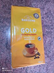 кофе турецкий: Кофе BARISSIMO GOLD Entkoffeiniert (без кофеина), молотый, 500 г. -
