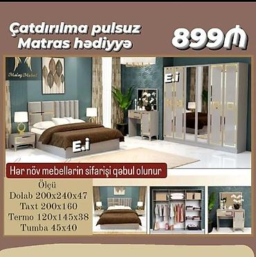 perla mebel elaqe nomresi: İkinəfərlik çarpayı, Dolab, Yeni — 1