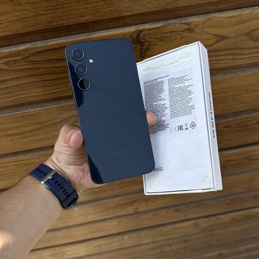iphone xr рассрочка: Samsung Galaxy A35, Б/у, 256 ГБ, цвет - Синий, 2 SIM