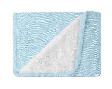 sat parfois: KikkaBoo Pleteno dvostrano baby ćebence Sherpa 75x100 – Dream Big Blue — 2
