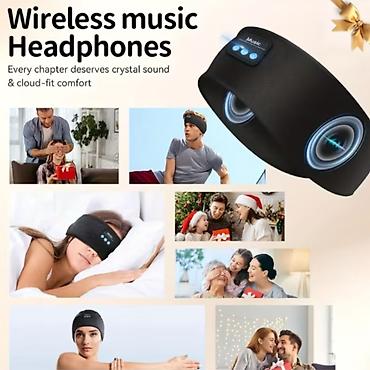 Qulaqcıqlar: Bluetooth musiqili yuxu bandanası/başlıq qulaqlıq - Simsiz bağlantı — 1