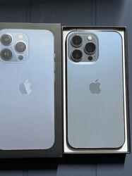 бу пасуда: IPhone 13 Pro, Колдонулган, 128 ГБ, Көгүлтүр, Каптама, Куту, 75 %