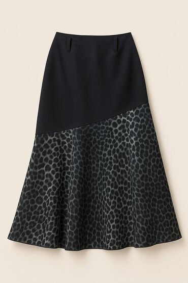 qadınlar üçün qara leqqinslər: Maksi Ətək, Calvin Klein, Şifon, 2XL (EU 44)