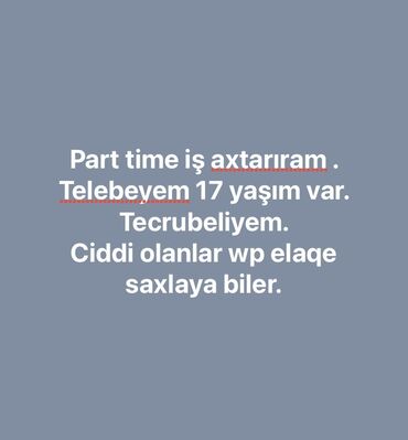 Anbar: Satış məsləhətçisi. 1 ildən az təcrübə