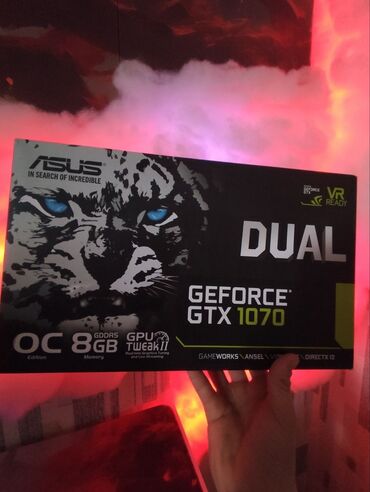 Видеокарты: Видеокарта, Б/у, Asus, GeForce GTX, 8 ГБ, Для ПК