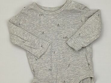spodnie na szelkach dla niemowlaka: Body, H&M, 0-3 m, 
stan - Dobry