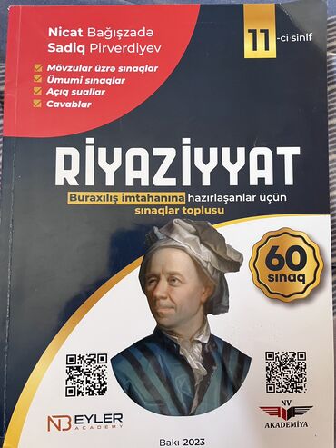 6 sinif riyaziyyat metodik vəsait: Riyaziyyat Nicat Bağışzadə 11ci sinif (60sınaq)
Yenidir heç işlənməyin