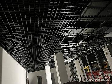 спринклер: Подвесные решетчатые потолки типа Grilyato, цвет черный глянец — 5