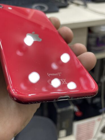 Apple iPhone: IPhone SE, 64 GB, Qırmızı, Barmaq izi, Simsiz şarj — 6