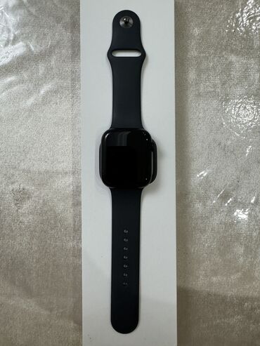купить эпл вотч 8 бу: Продаю Apple Watch series 7 45 mm Midnight Aluminum. Состояние