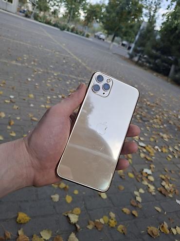 iphone 11 цена бишкек бу: IPhone 11 Pro Max, Колдонулган, 256 ГБ, Алтын, Каптама, 78 % — 2