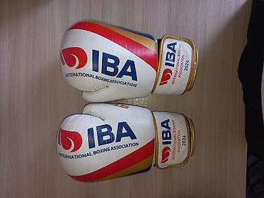 Перчатки для бокса IBA оригинальные 100% кожа состояние нормальное
