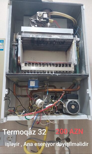 ad günü tortları: Divar tipli qaz kombisi 32 Termoqaz - Qapalı yanma kameralı, baca