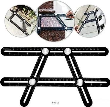 Ostali merni alati: Werckmann Professional Tools – multifunkcionalni šablon/lenjir za više — 4