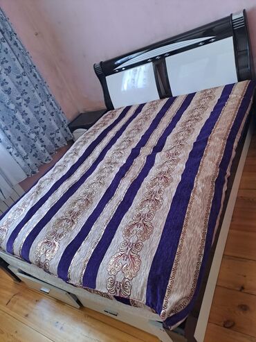 заказать кровать: İşlənmiş, İkinəfərlik çarpayı, Bazasız, Matras ilə