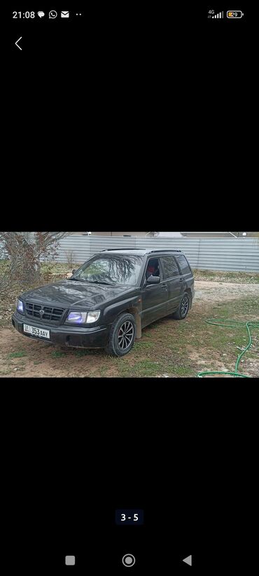 накидка на сиденье авто: Subaru Forester: 1997 г., 2 л, Механика, Бензин, Кроссовер