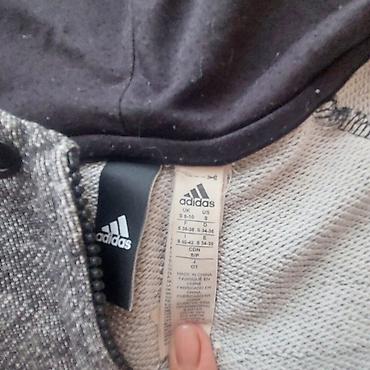 Kişi geyimləri: Adidas idman dəsti – kapüşonlu jaket + şalvar - Rəng: tünd boz — 5
