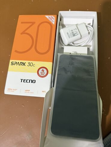 сотовые телефоны сименс: Tecno Spark 30C, Жаңы, 256 ГБ, түсү - Күмүш, 2 SIM