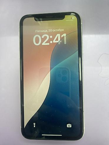 dublikat iphone 11: IPhone 11, Б/у, 128 ГБ, Белый, Защитное стекло, Чехол, 77 % — 2