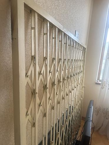 mansard: Dəmir akordeon tipli sürüşən təhlükəsizlik barmaqlığı - Material — 2